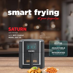 Baltra BAF 110 Saturn 8 Ltr Multiple Preset Recipe Air Fryer